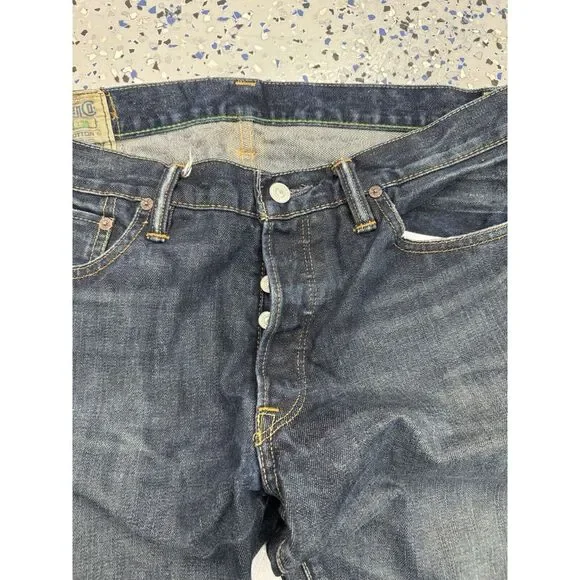 Polo Ralph Lauren Straight Dark Wash Blue Denim Jeans Men's Size 33x30